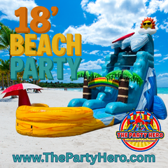 18' Beach Party Waterslide